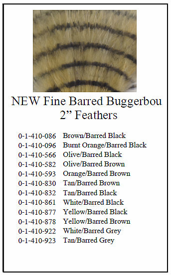 Montana Fly Company (MFC) Buggerbou Fine Barred - 2"