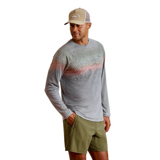 Orvis Dricast Printed LS Crew Steelhead Image 03