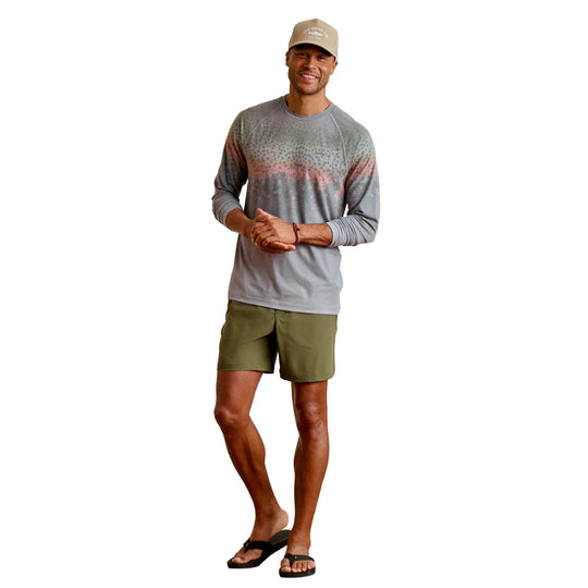 Orvis Dricast Printed LS Crew Steelhead Image 05