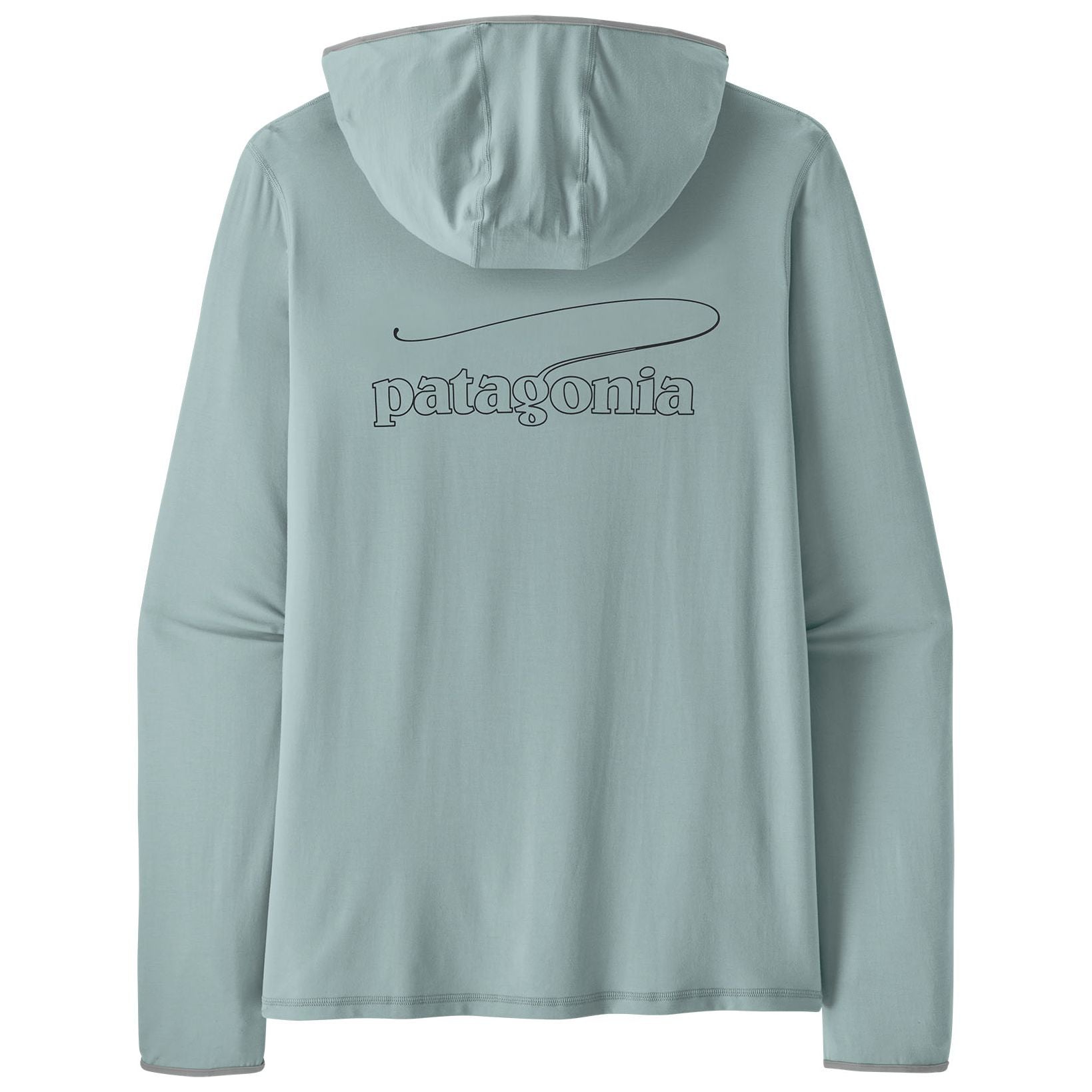 Patagonia Men's Tropic Comfort Natural Graphic Hoody Casting Logo: Thermal Blue Image 01
