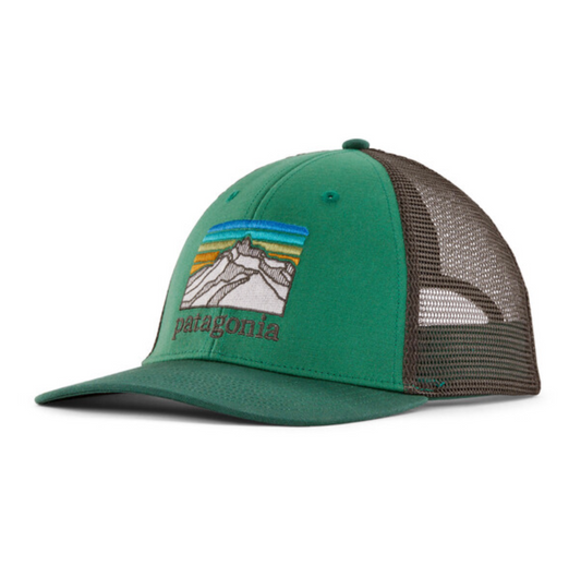 Patagonia Line Logo Ridge LoPro Trucker Hat - Gather Green