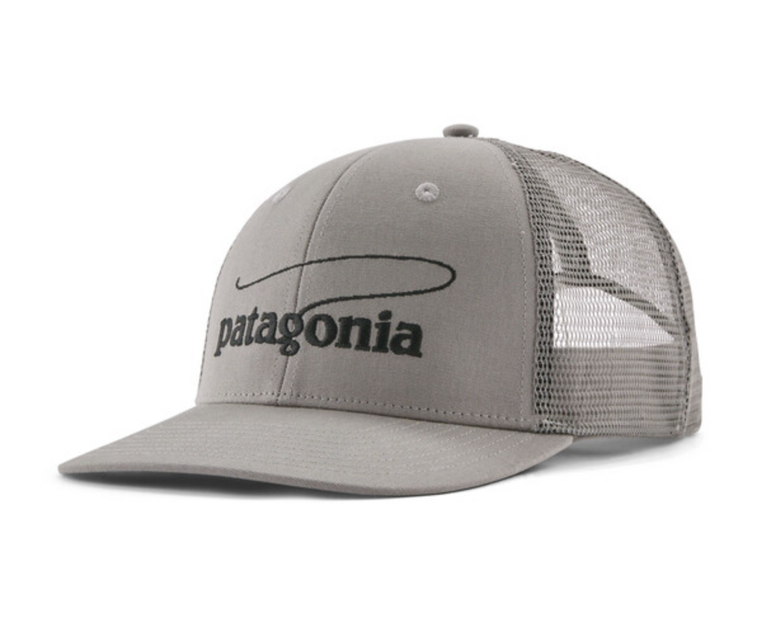 Patagonia Take a Stand Trucker Hat - Casting Logo: Forever Grey