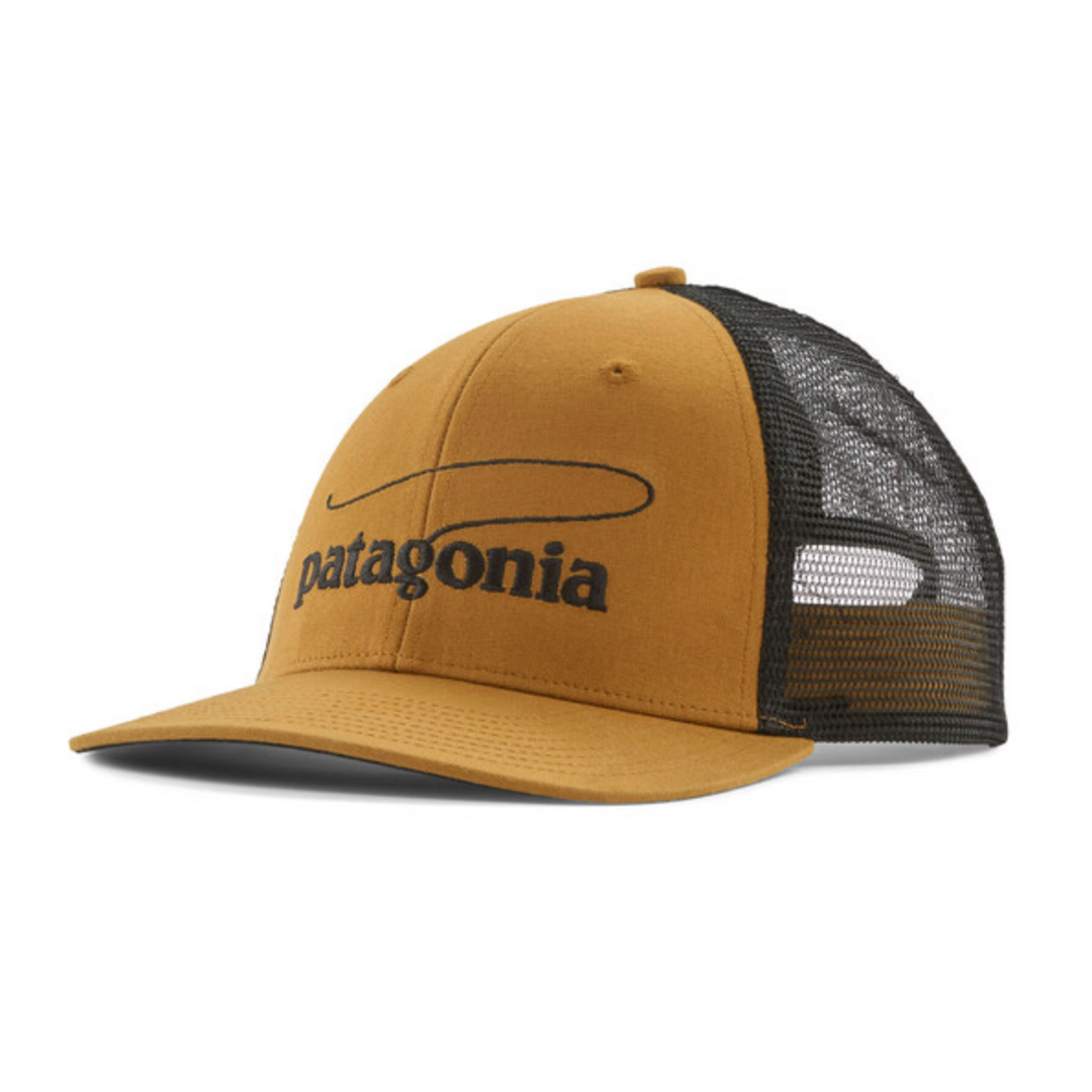 Patagonia Take a Stand Trucker Hat - Casting Logo: Raptor Brown Sale