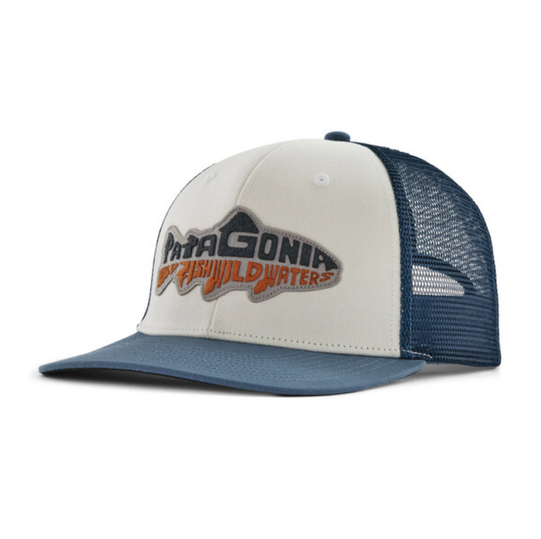 Patagonia Take a Stand Trucker Hat - Wild Waterline: Utility Blue Sale