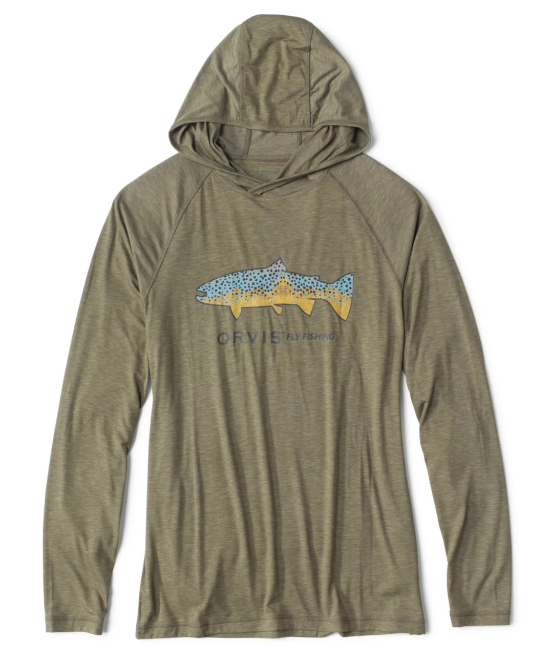 Orvis DriCast Logo Hoodie - Tarragon