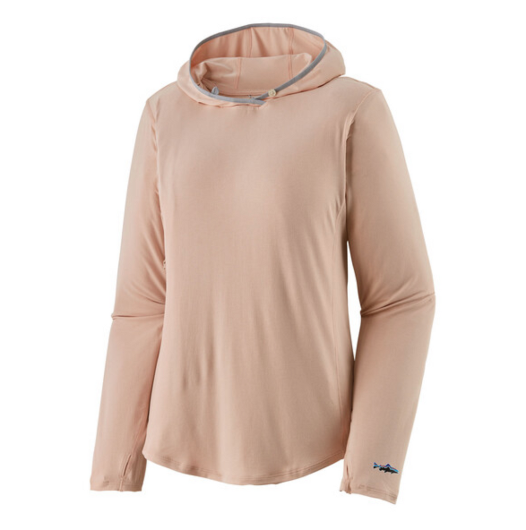 Patagonia Women's Tropic Comfort Natural UPF Hoody - Antique Pink Sale