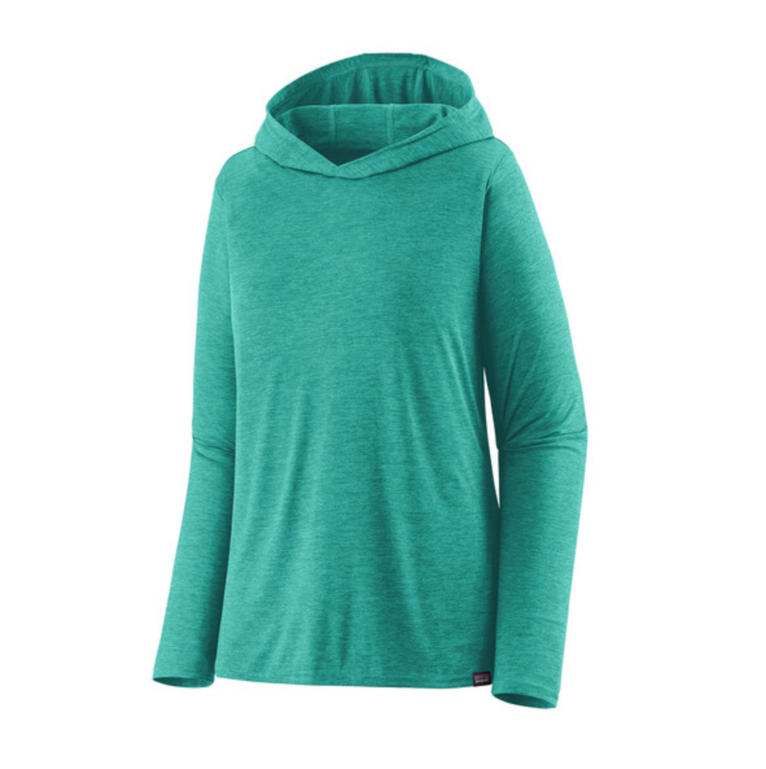 Patagonia Women's Capilene Cool Daily Hoody - Light Subtidal Blue X-Dye