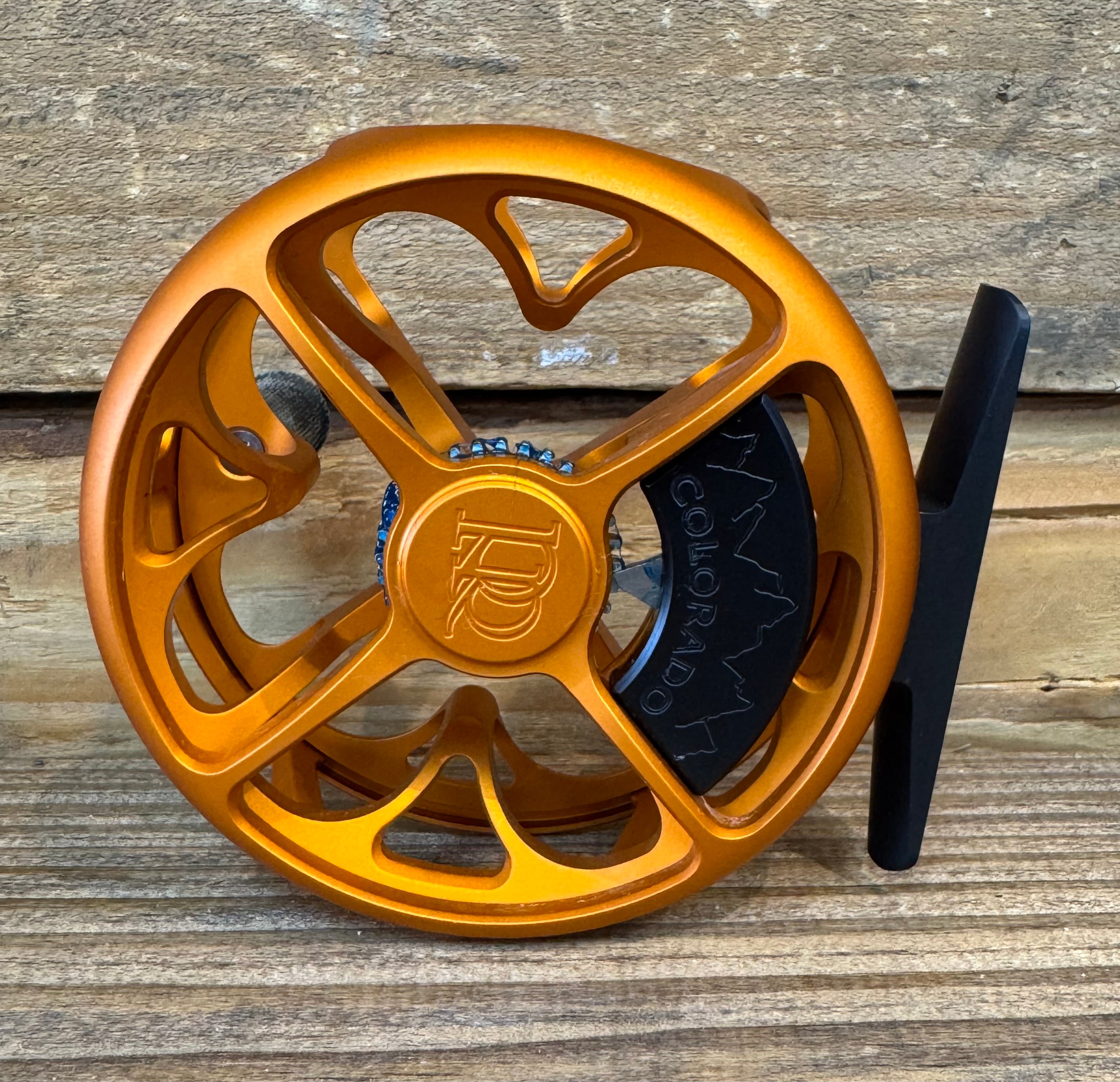 Ross Colorado Fly Reel Matte Pumpkin | Made in USA | Ed's Fly Shop