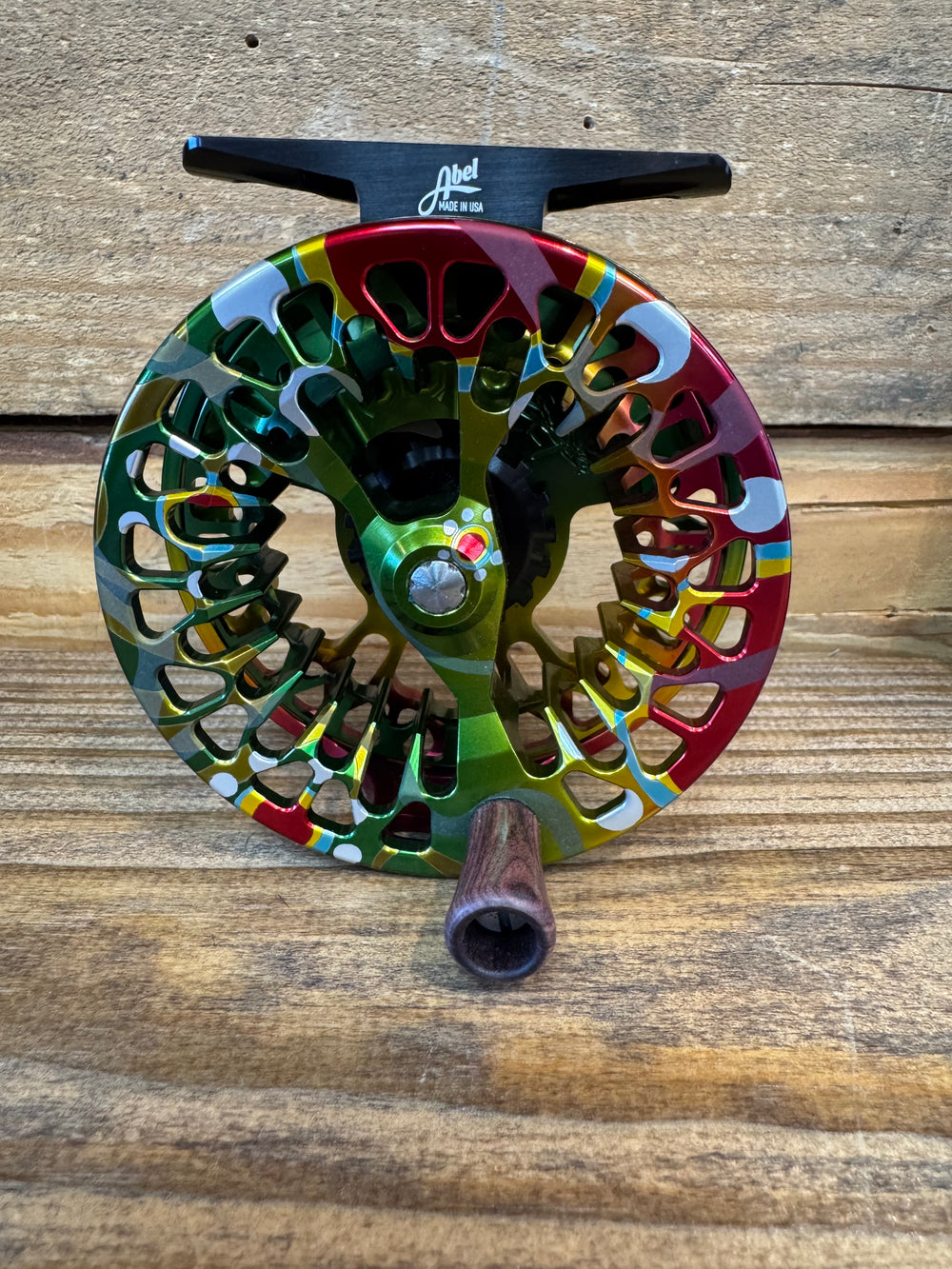 Abel Vaya Fly Reel - Abstract Brook - 4/5 WT - Abstract Brook Knob with Rose Handle