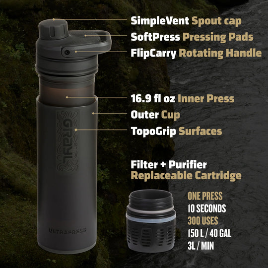 Grayl 16.9oz UltraPress Purifier