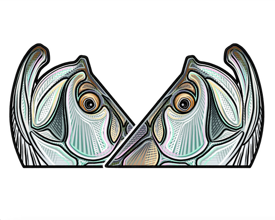 Casey Underwood Tarpon Roll Decal Sticker