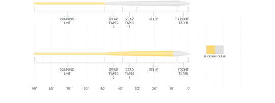 Scientific Anglers Magnitude Smooth Infinity 10' Clear Float Tip Fly Line