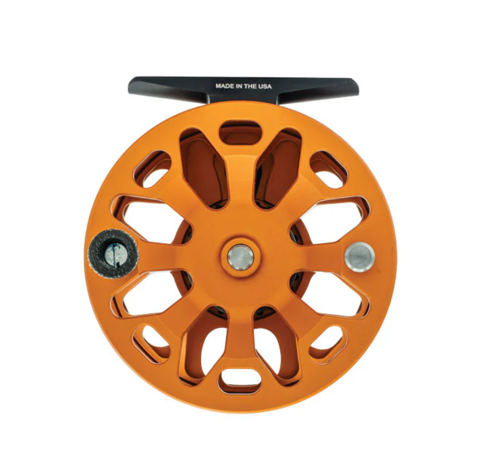 Ross Cimarron Matte Pumpkin Fly Reel - Made in USA