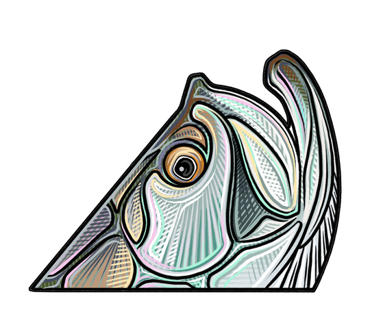 Casey Underwood Tarpon Roll Decal Sticker