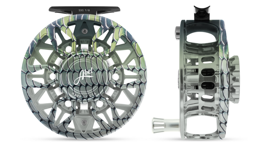 Abel SDS Fly Reel Ported - Bonefish Reel - 7/8 WT with Platinum Alum Handle