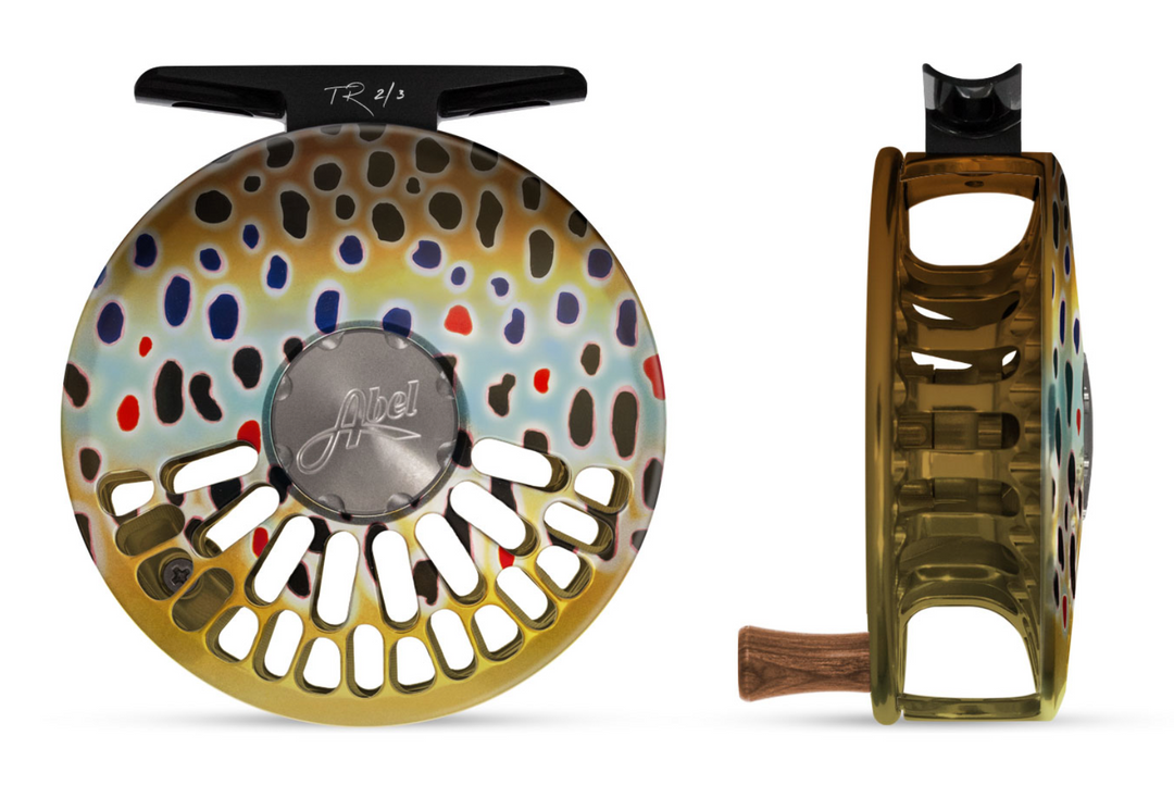 Abel TR Fly Reel - Native Brown - 2/3 WT with Rosewood Handle