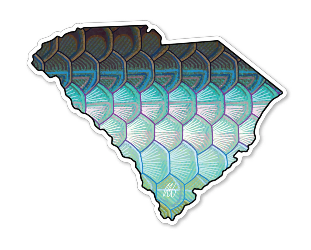 Casey Underwood South Carolina Tarpon Decal Sticker