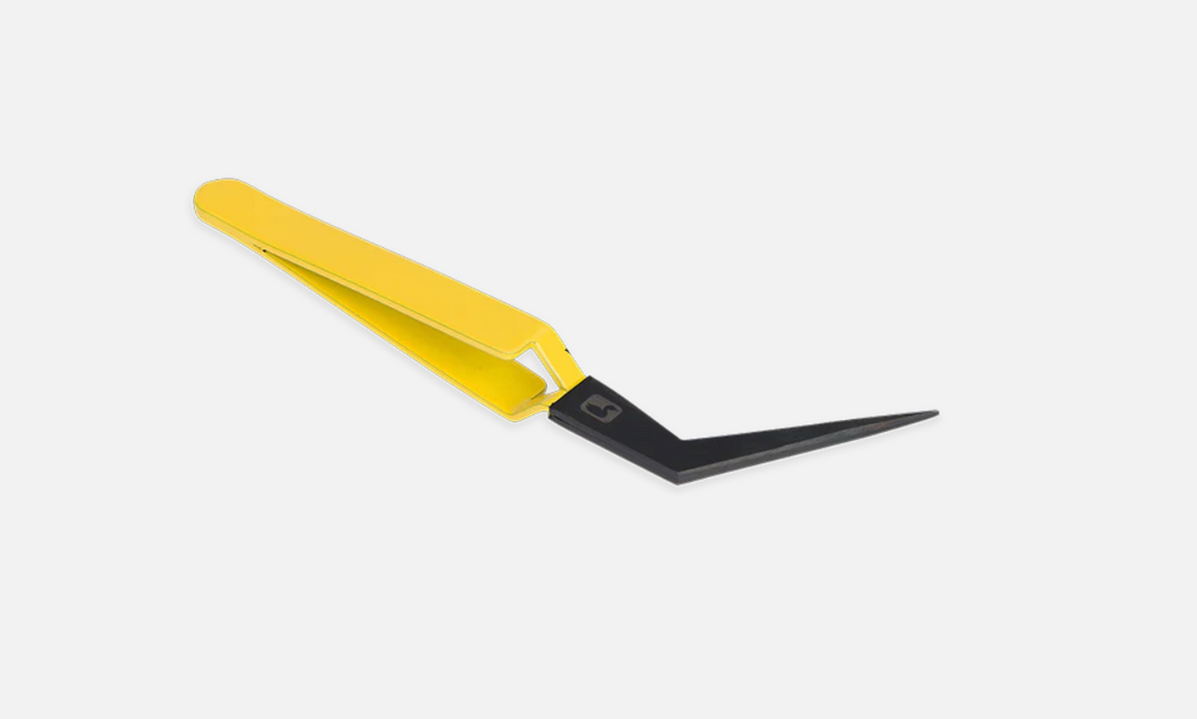 Loon Outdoors Mini Curved D-Loop Tweezer - Yellow