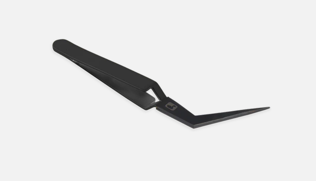 Loon Outdoors Mini Curved D-Loop Tweezer - Black