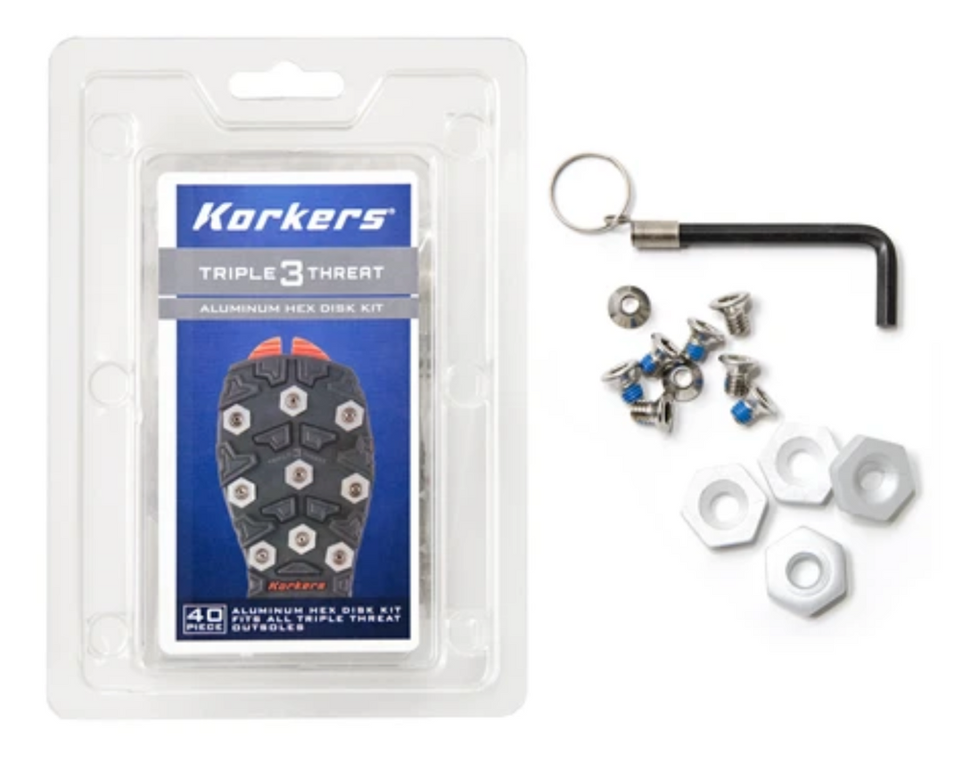 Korkers Triple Threat Aluminum Hex Disc Kit