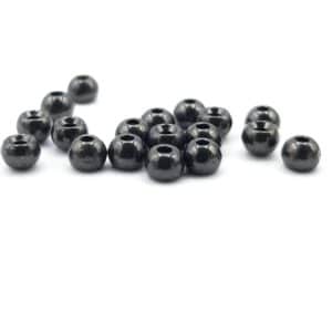 Firehole Stones Round Tungsten Beads 36 Piece Package Black Nickel