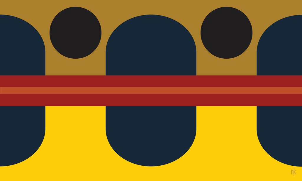 Nate Karnes Golden Trout Flag Decal
