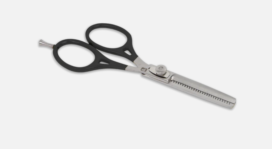 Loon Ergo Prime Curved Shears w/ Precision Peg Black