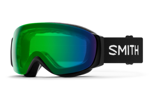 Smith Optics I/O MAG S Goggles - Black + ChromaPop Everyday Green Mirror Lens