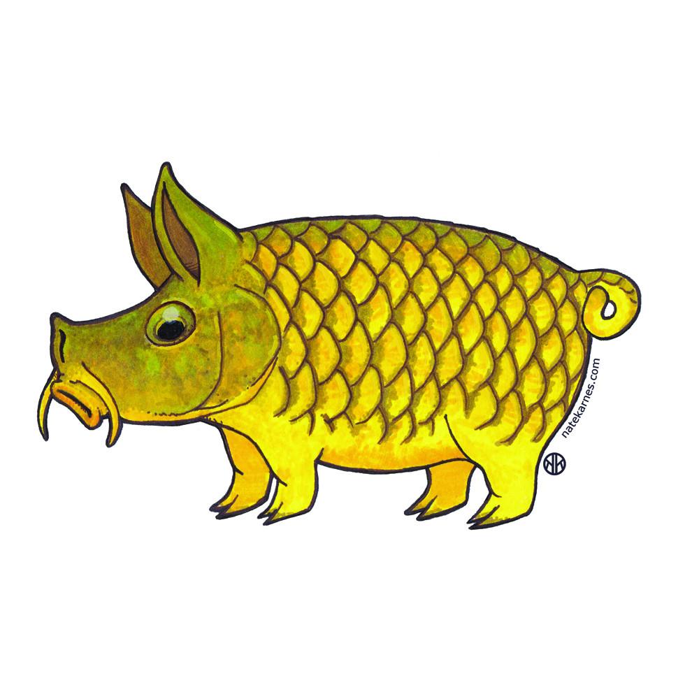 NK Pig Carp Decal