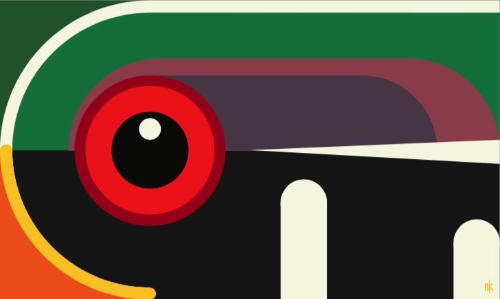 Nate Karnes Wood Duck Flag Decal