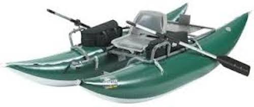 Outcast PAC 1000FS - Pontoon Boat - Green/Gray