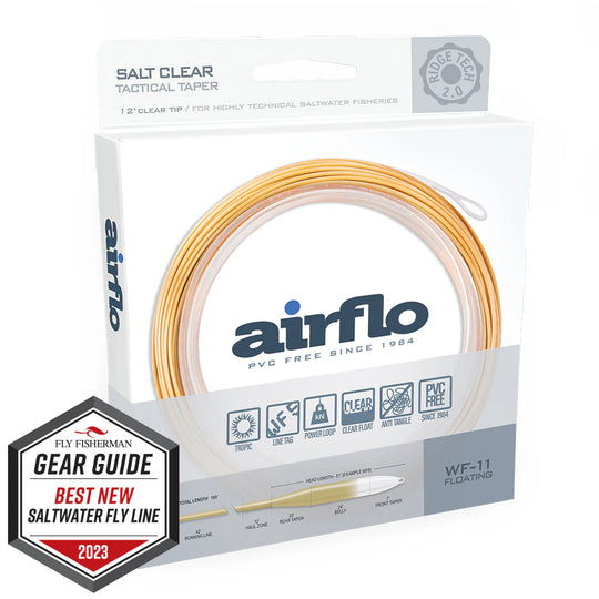 Airflo Superflo Ridge 2.0 Flats Tactical Taper | 12' Clear Tip Fly Line