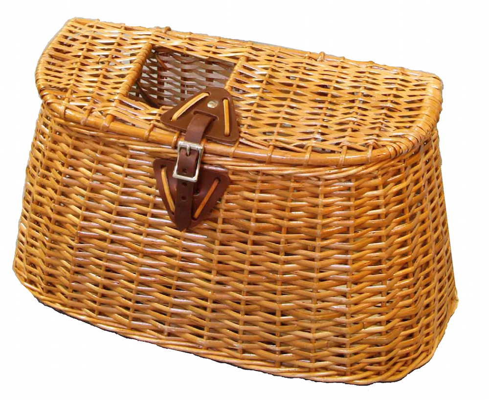 Classic Split Willow Creel w/ Leather Closure - 16" - Fly Fishing