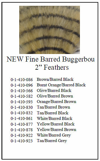 Montana Fly Company (MFC) Buggerbou Fine Barred - 2"