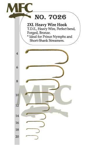 Montana Fly Company 2XL Heavy Wire Hook - 100 Pack