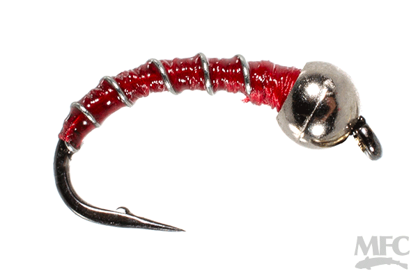 MFC Tungsten Zebra Midge - Red