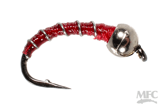 MFC Tungsten Zebra Midge - Red