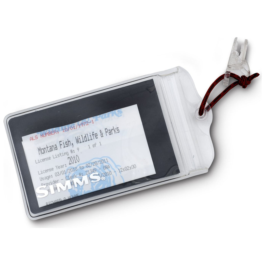 Simms Waterproof License Holder Clear Image 01