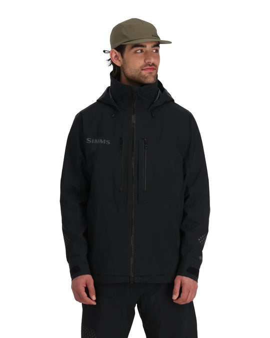 Simms Men's ProDry Jacket in Black, front