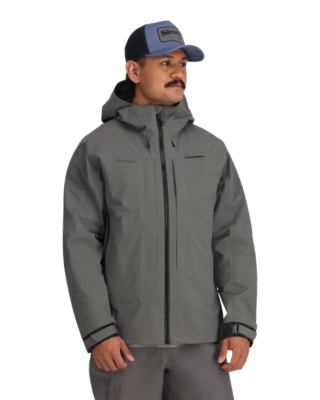 Simms Men's G4 Pro Wading Jacket in Slate, front