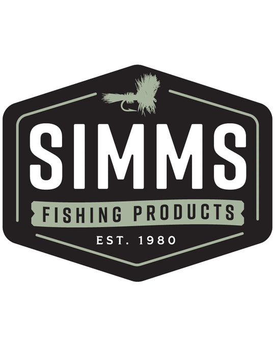 Simms Fly Patch Sticker