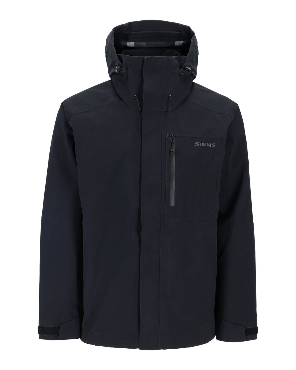 Simms Men's Challenger Jacket in Black, front