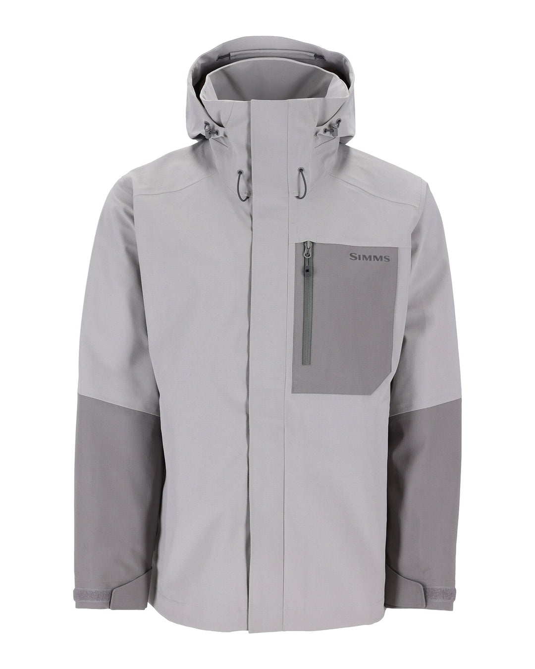 Simms Men's Challenger Jacket in Shale, front