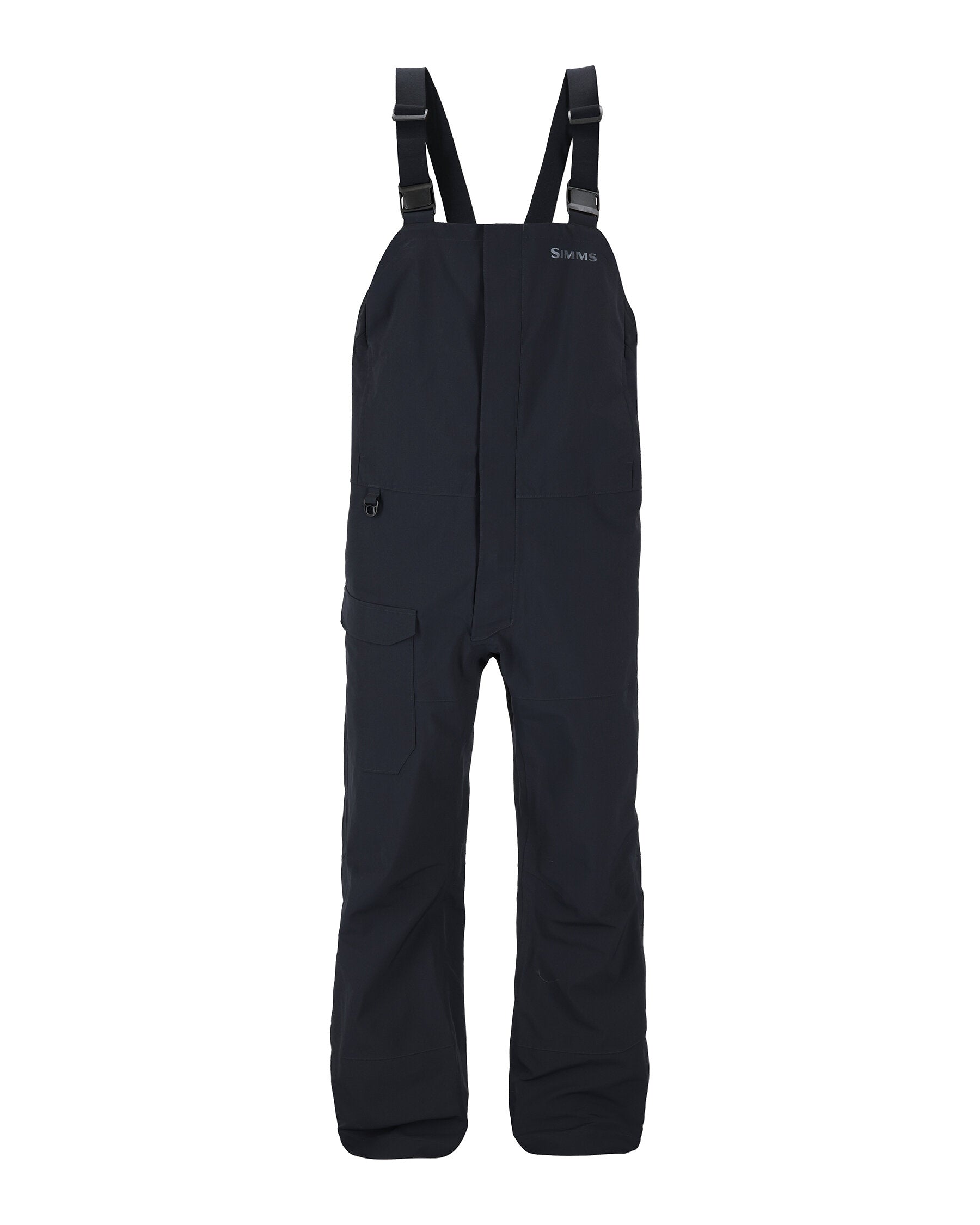 Simms Men's Challenger Bib in Black, front