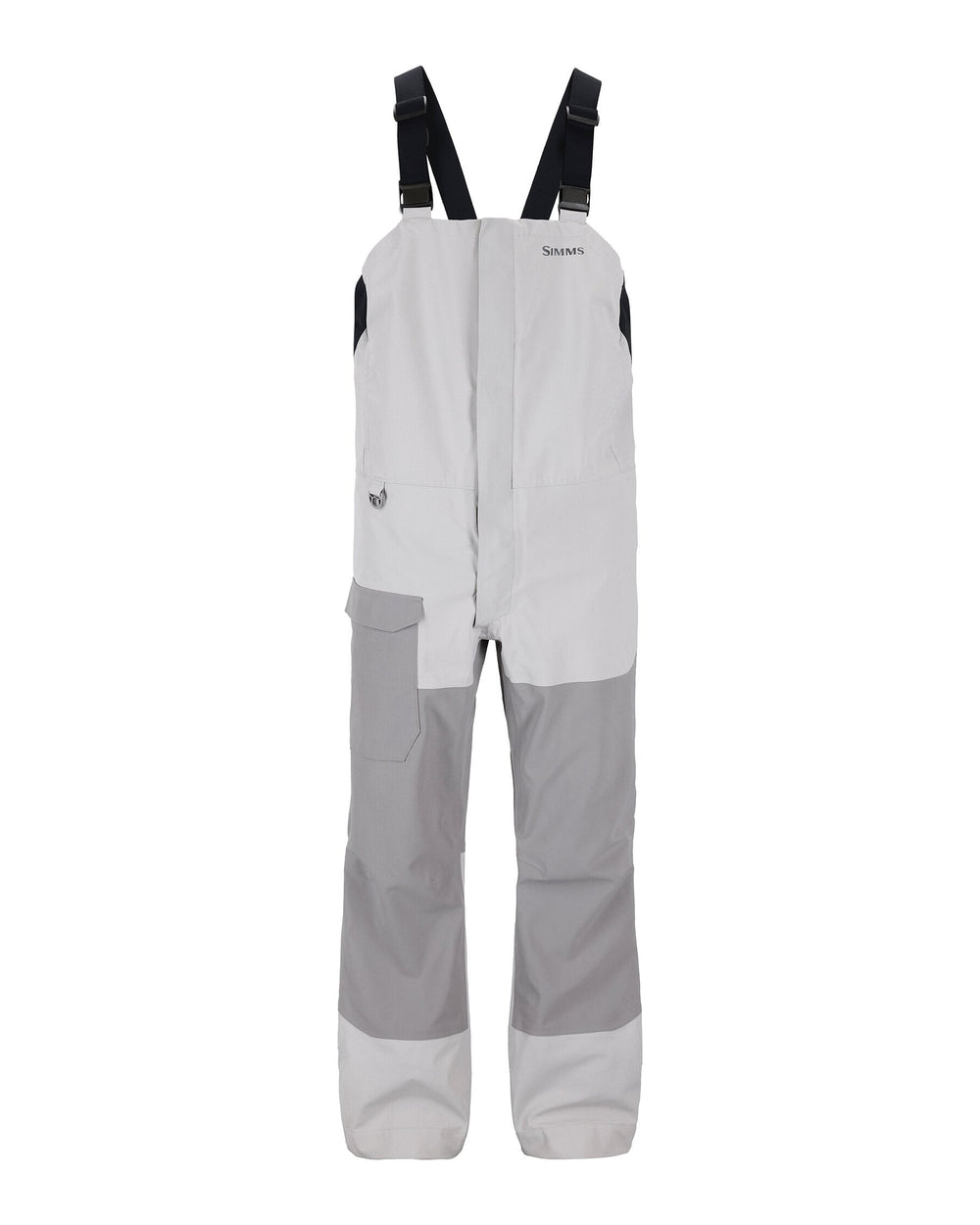 Simms Men's Challenger Bib in Shale, front