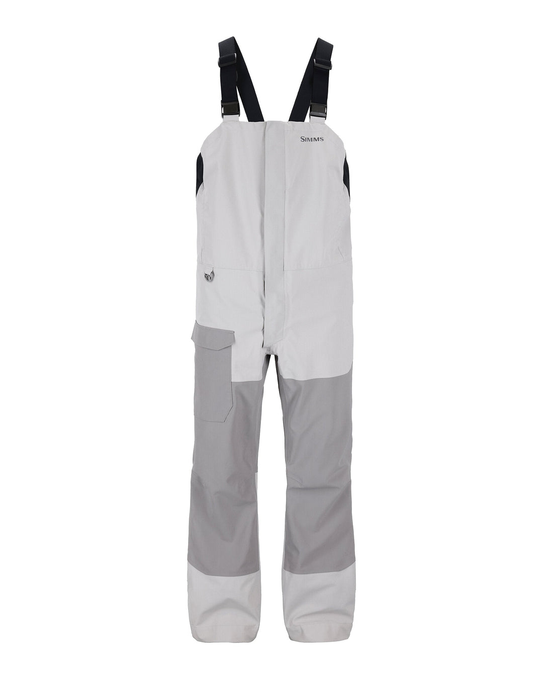 Simms Men's Challenger Bib in Shale, front