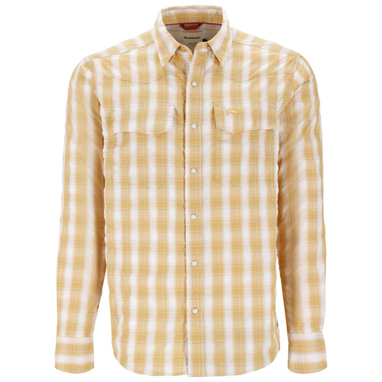 Simms Men's Big Sky LS Shirt Baltic Amber Image 01