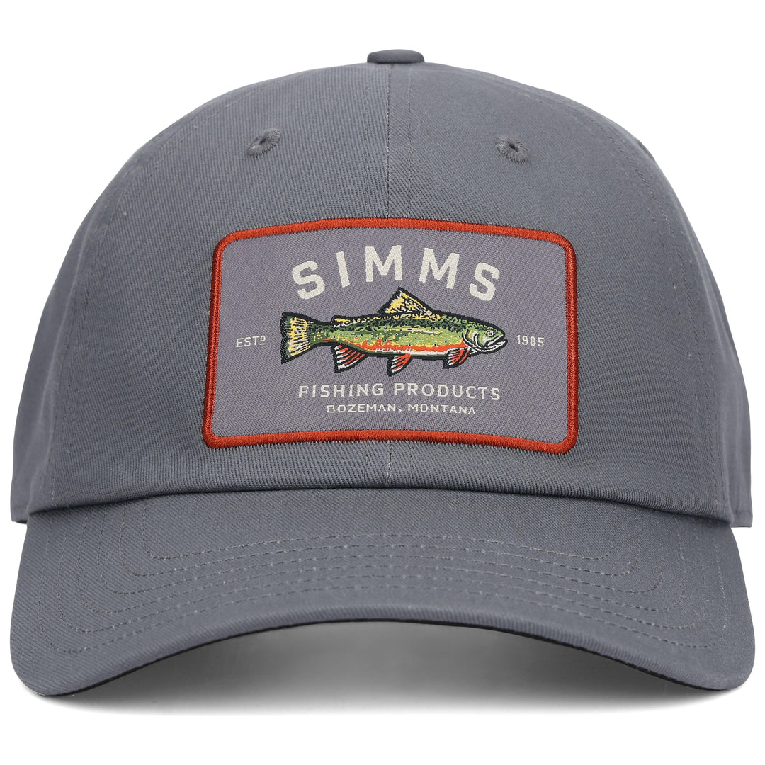 Simms Single Haul Cap Gunmetal Trout Image 01