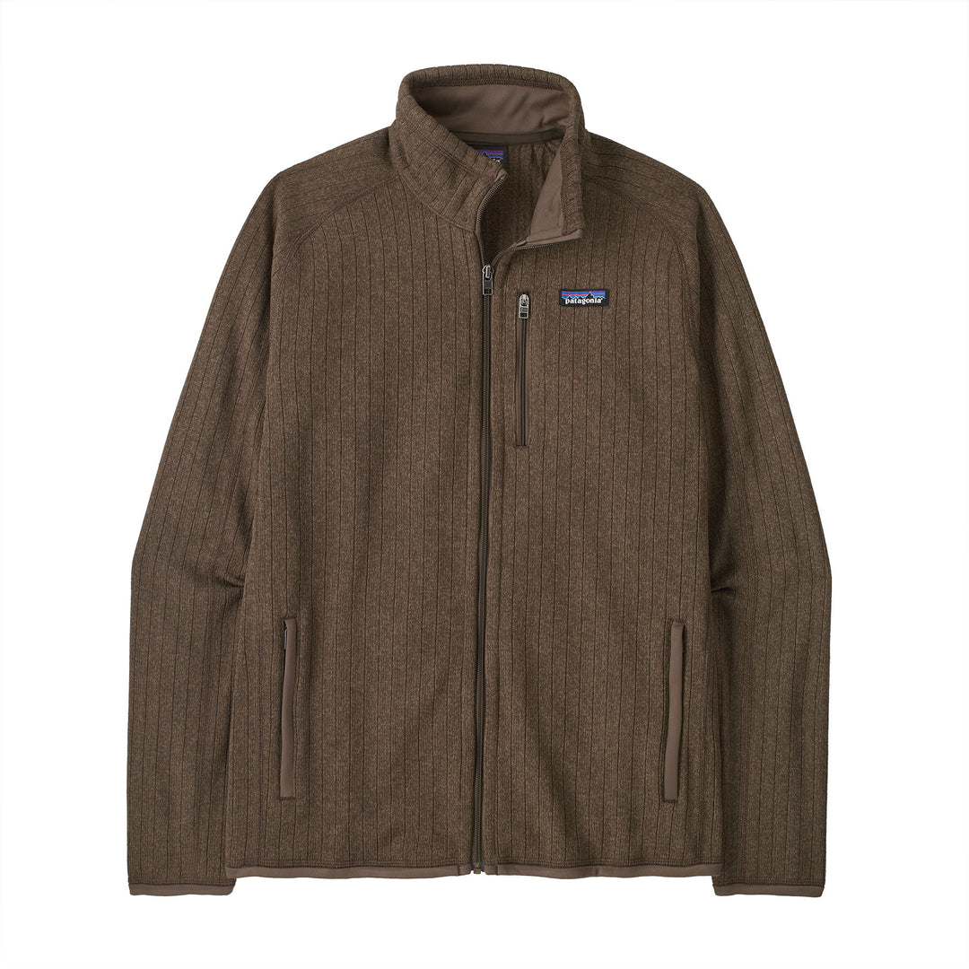 Patagonia Men's Better Sweater Jacket Marlow Brown Rib Knit Image 01