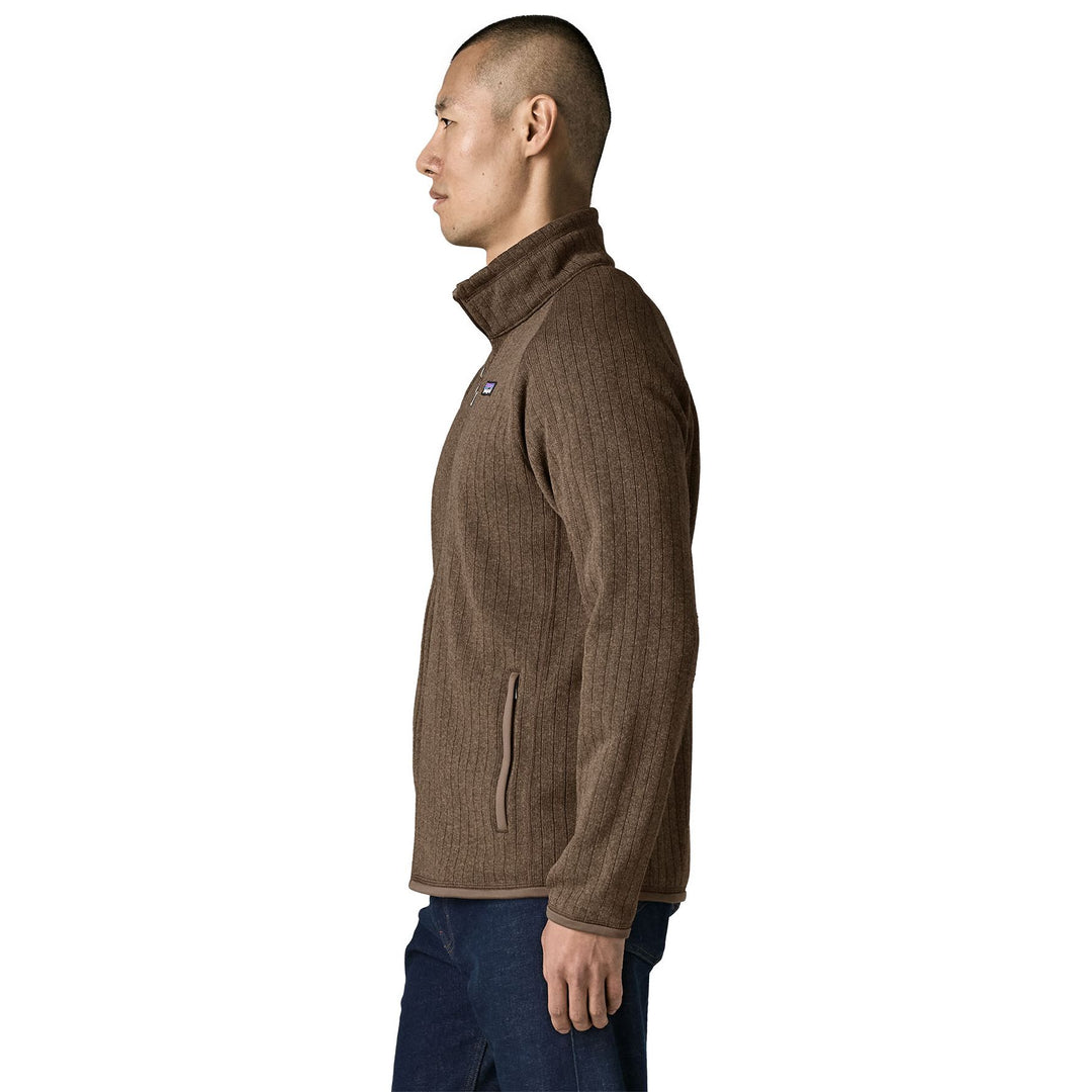Patagonia Men's Better Sweater Jacket Marlow Brown Rib Knit Image 03
